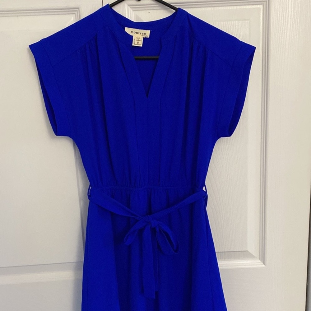 Royal blue dress
